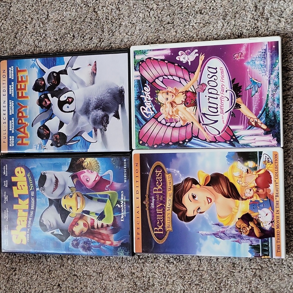 4 Family Friendly DVD's